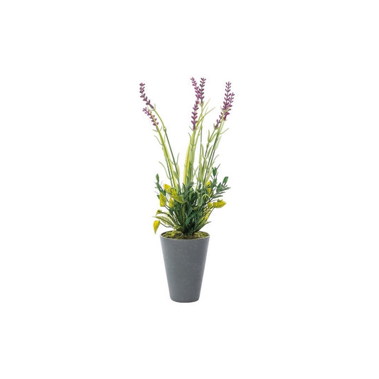 Pianta artificiale di lavanda con vaso 35 cm - AD TREND - 34264498438360