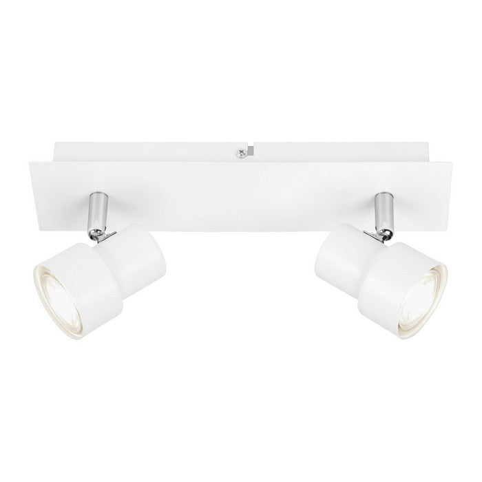 Applique moderno 2 spot bianco Rock led - BRILONER - 34277267996888