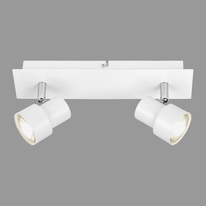 Applique moderno 2 spot bianco Rock led - BRILONER - 34277268357336