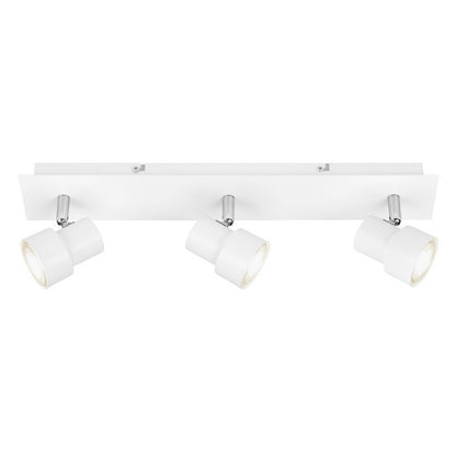 Applique moderno 3 spot bianco Rock led