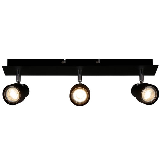 Applique 3 spot moderno nero Rock led - BRILONER - 34277272748248