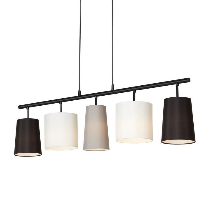 Lampadario a sospensione Shades 5 lumi - BRILONER - 34277283594456