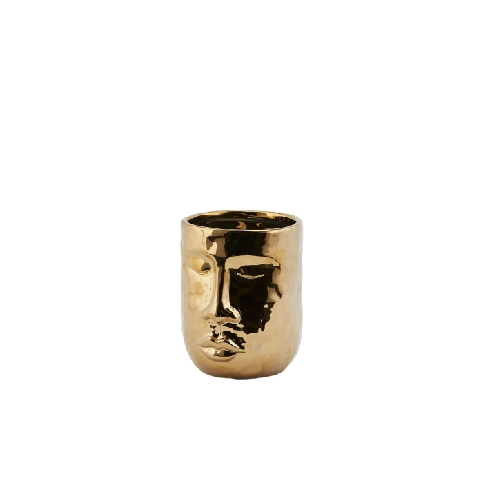 Vaso Gold con faccia - EDG - 34259185860824