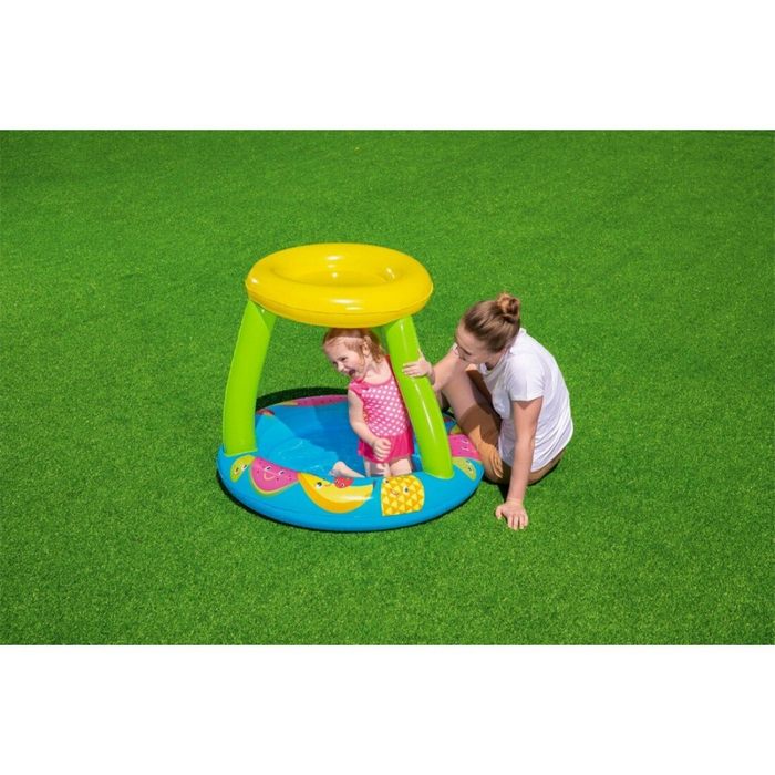 Piscina per bambini con frutti con fondo gonfiabile e copertura - BESTWAY - 34318465499352