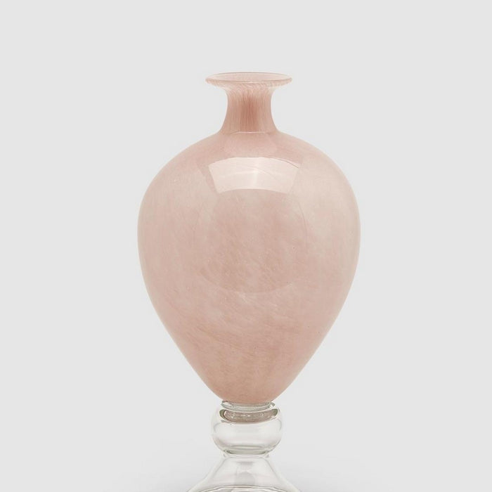 Vaso in vetro ad anfora con piede - EDG - 34259240059096