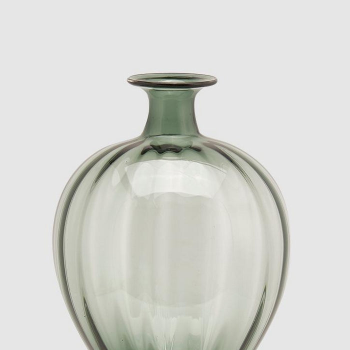 Vaso in vetro ad anfora con piede - EDG - 34259241107672