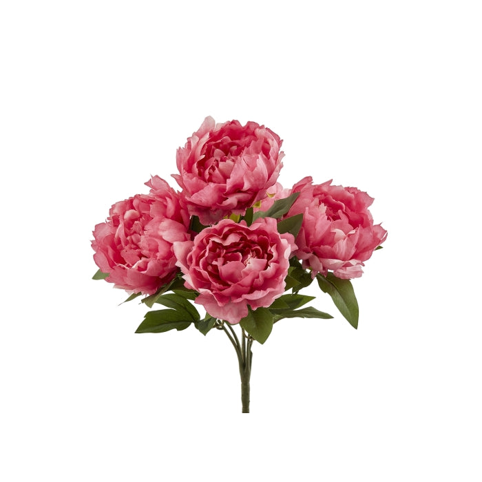 Bouquet artificiale di peonia con 5 fiori - EDG - 34259254018264