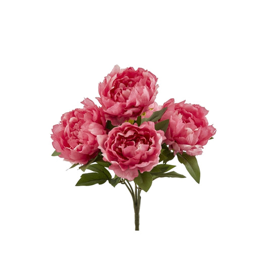 Bouquet artificiale di peonia con 5 fiori - EDG - 34259254051032