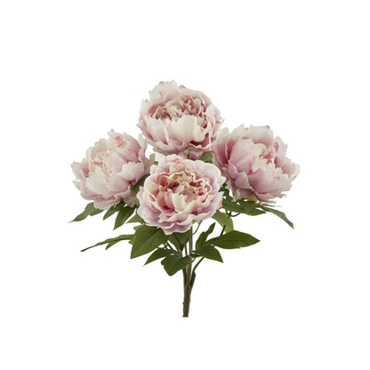 Bouquet artificiale di peonia con 5 fiori