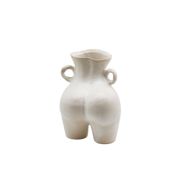 Vaso in ceramica bianca - Chakra Booty - EDG - 34259430047960