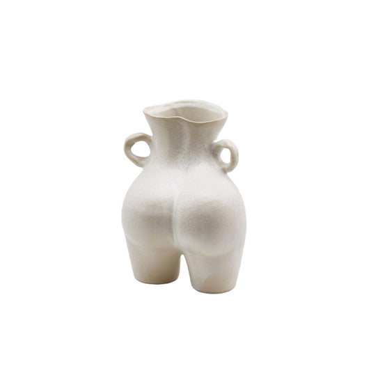 Vaso in ceramica bianca - Chakra Booty - EDG - 34259430703320