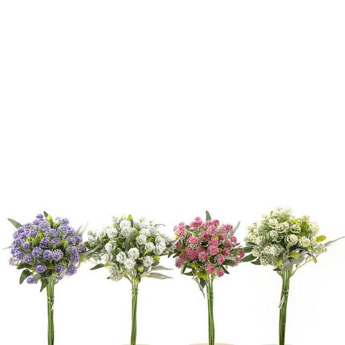 Pick artificiale di fiori di campo 35 cm - MERCURY - 34265581027544