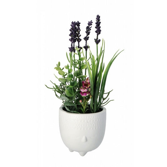 Vaso con pianta artificiale di lavanda - AD TREND - 34265713311960