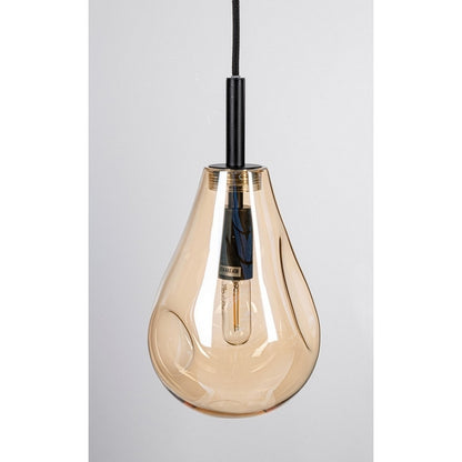 Lampadario vintage Reflect ambra 1 luce