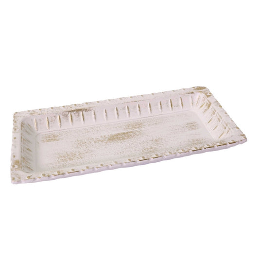 Vassoio shabby rettangolare in legno - VACCHETTI GIUSEPPE - 34276215914712