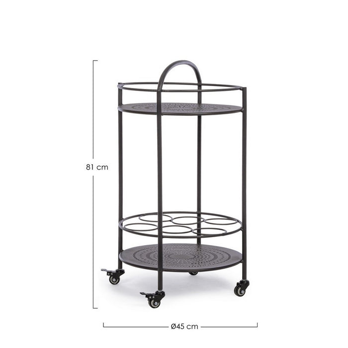 Carrello con porta bottiglie da giardino - Burton - BIZZOTTO - 34271528485080