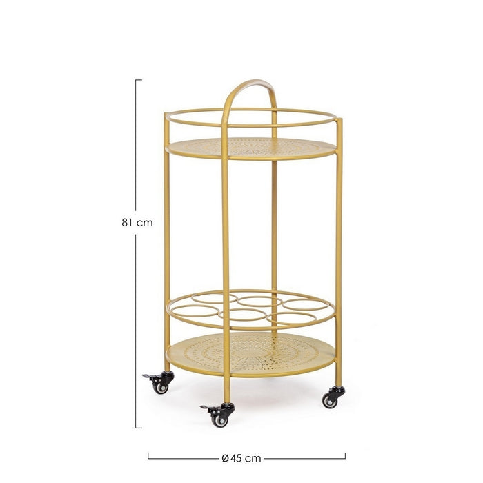 Carrello con porta bottiglie da giardino - Burton - BIZZOTTO - 34271535071448