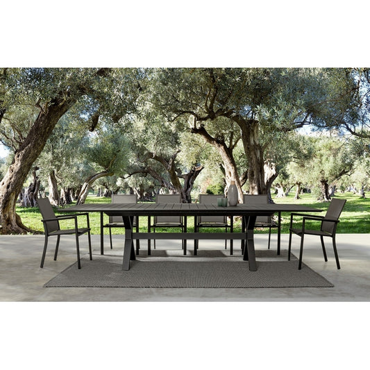 Tavolo da giardino allungabile in alluminio 200-300x110 cm - Kenyon - BIZZOTTO - 34271551946968