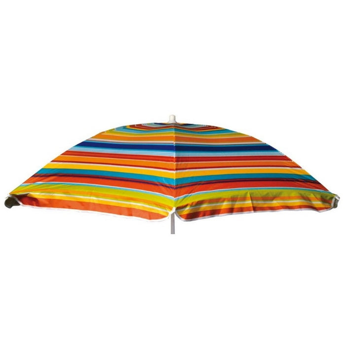 Ombrellone da spiaggia in nylon rigato multicolor 200 cm - GREENWOOD - 34318558036184