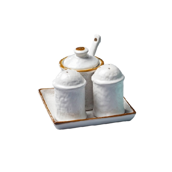 Mediterraneo - set per salse colorato in gres - NOVITA' HOME - 34276306321624