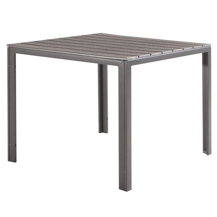 Tavolo da giardino con piano a doghe 78x78 cm - Tenerife - VERDELOOK - 34271725617368