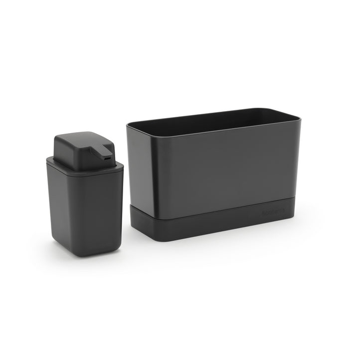 Set contenitore organizer con dispenser per lavello - BRABANTIA - 34276458201304