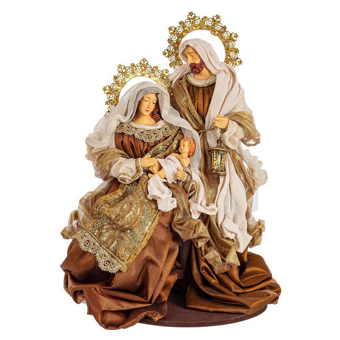 Natività con 3 figure sacra famiglia color bronzo - Splendour - BIZZOTTO - 35976330903768