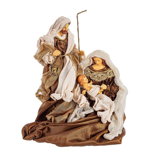 Natività con 3 figure sacra famiglia color bronzo - Splendour - BIZZOTTO - 35976332443864