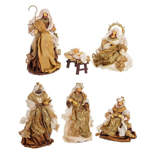 Natività con 6 figure color bronzo - Splendor - BIZZOTTO - 