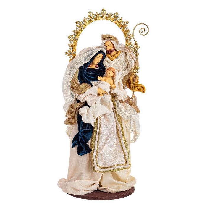 Natività con 3 figure sacra famiglia con corona 53 cm - Eden - BIZZOTTO - 35976362655960