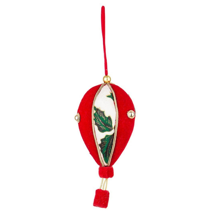 Pendaglio per decorazione natalizia Mongolfiera rossa - Janice - BIZZOTTO - 35976450801880