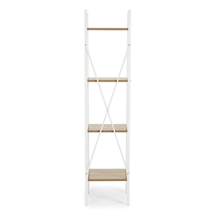 Scaffale a colonna scandinavo con 4 mensole bianco - Elettra - BIZZOTTO - 34265906577624