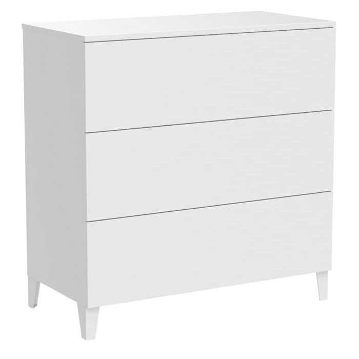 Comò a 3 cassetti bianco lucido - Loft - FORES - 34264477270232