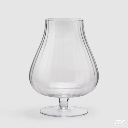 Vaso in vetro a forma di coppa - Optica