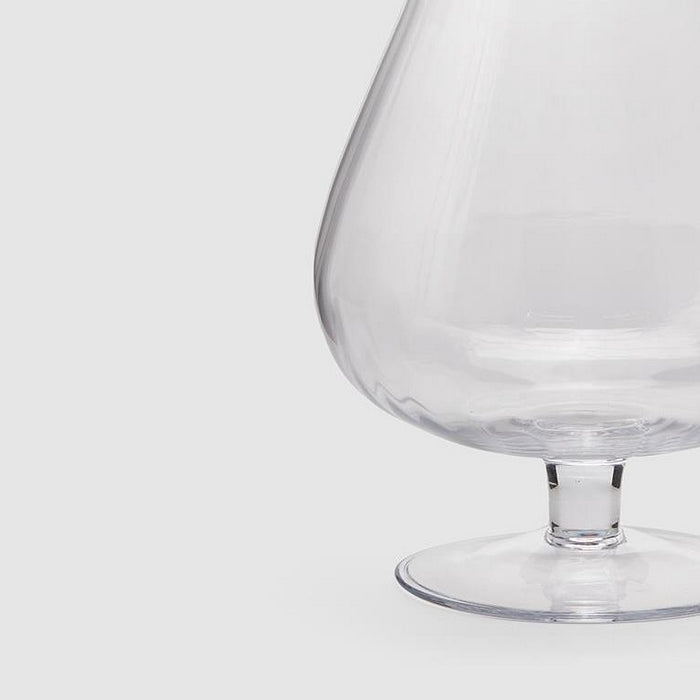 Vaso in vetro a forma di coppa - Optica - EDG - 34268871655640