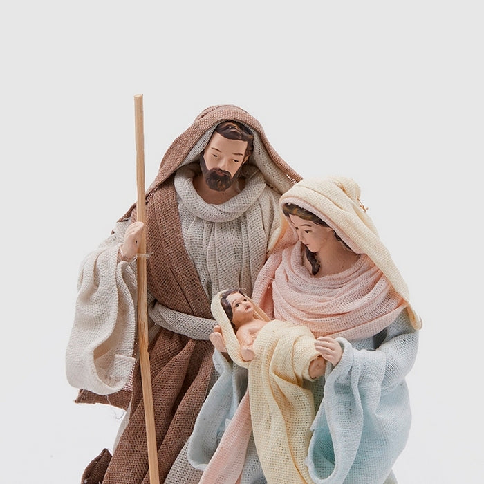 Natività statue per presepe con vestiti in tessuto - Lord - EDG - 63359139283322