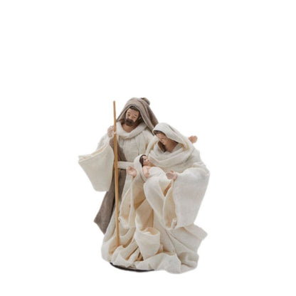 Natività statue per presepe con vestiti in tessuto - Lord