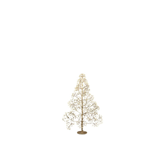 Albero di Natale con LED luminosi a luce calda - Faggio - EDG - 62801555620218