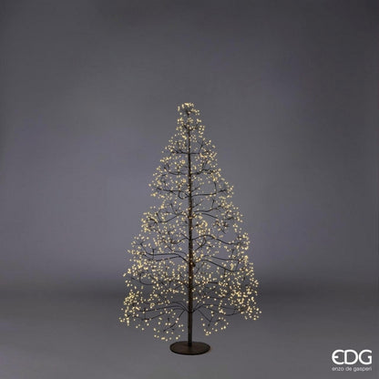 Albero di Natale con LED luminosi a luce calda - Faggio