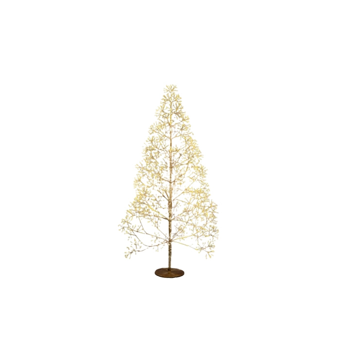 Albero di Natale con LED luminosi a luce calda - Faggio - EDG - 62801556734330