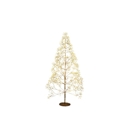 Albero di Natale con LED luminosi a luce calda - Faggio