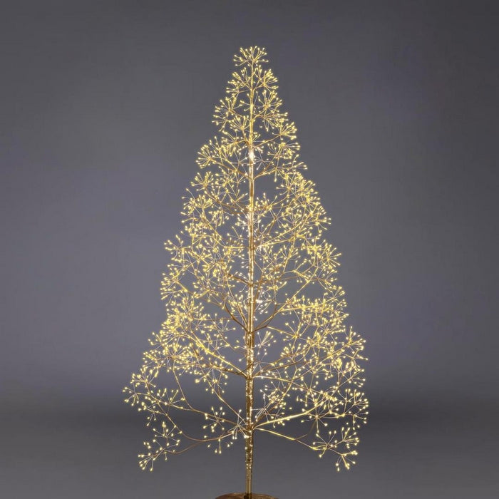 Albero di Natale con LED luminosi a luce calda - Faggio - EDG - 62801556865402