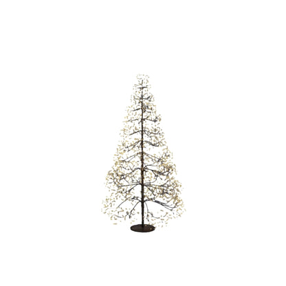 Albero di Natale con LED luminosi a luce calda - Faggio