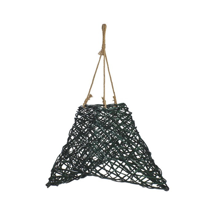 Lampadario svasato in rattan - NOVITA' HOME - 34277555077336