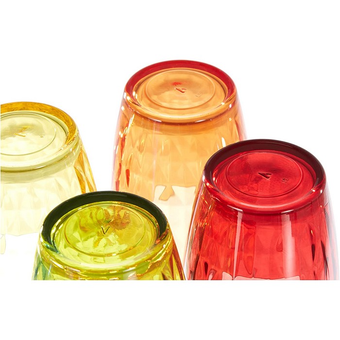 Set 6 bicchieri in vetro colorato - Gemma - TOGNANA PORCELLANE - 34276700422360