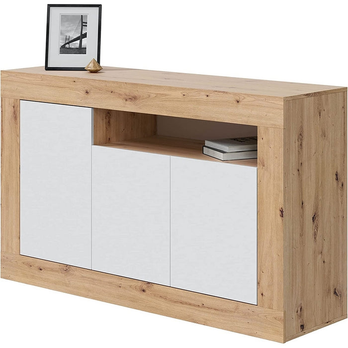 Credenza da soggiorno con 3 ante e vano - FORES - 34266600046808