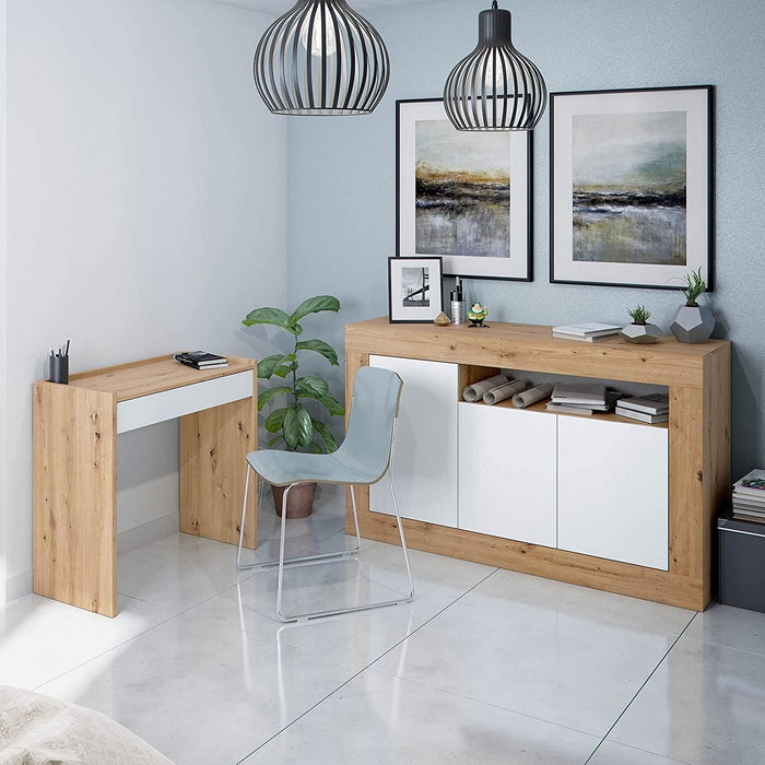 Credenza da soggiorno con 3 ante e vano - FORES - 34279334871256