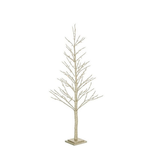 Albero di Natale con struttura champagne e LED bianco caldo - Glad - BIZZOTTO - 35976599666904