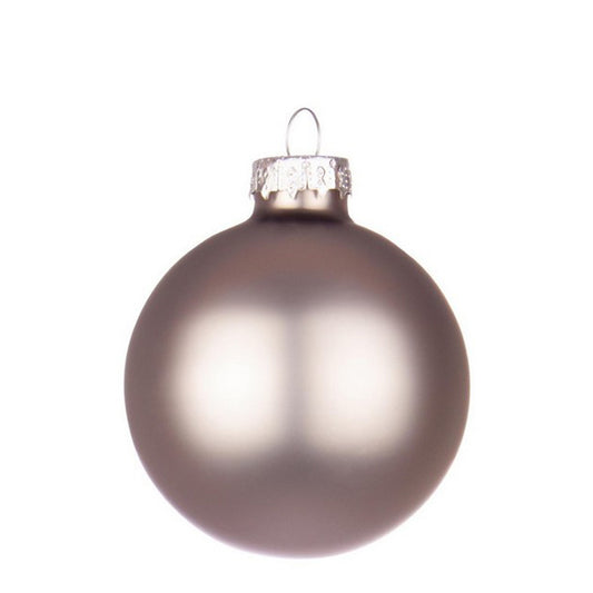 Palla di Natale in vetro argento opaco - BIZZOTTO - 35962558021848