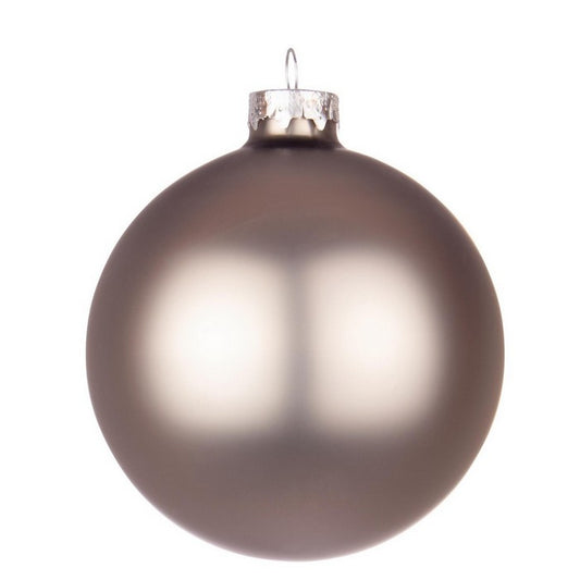 Palla di Natale in vetro argento opaco - BIZZOTTO - 35962558021848